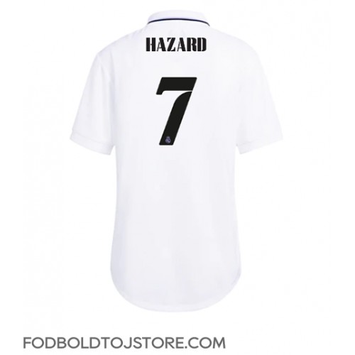 Real Madrid Eden Hazard #7 Hjemmebanetrøje Dame 2022-23 Kortærmet